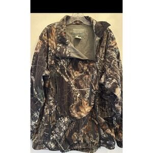Medalist Huntgear Silvermax Camouflage‎ Soft Fleece Side Zip Lined Jacket Size L